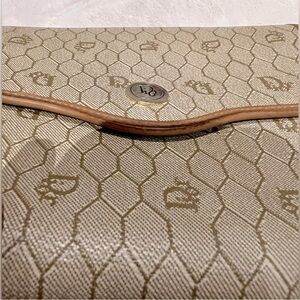 Dior Beige and Brown Patterned Bag
